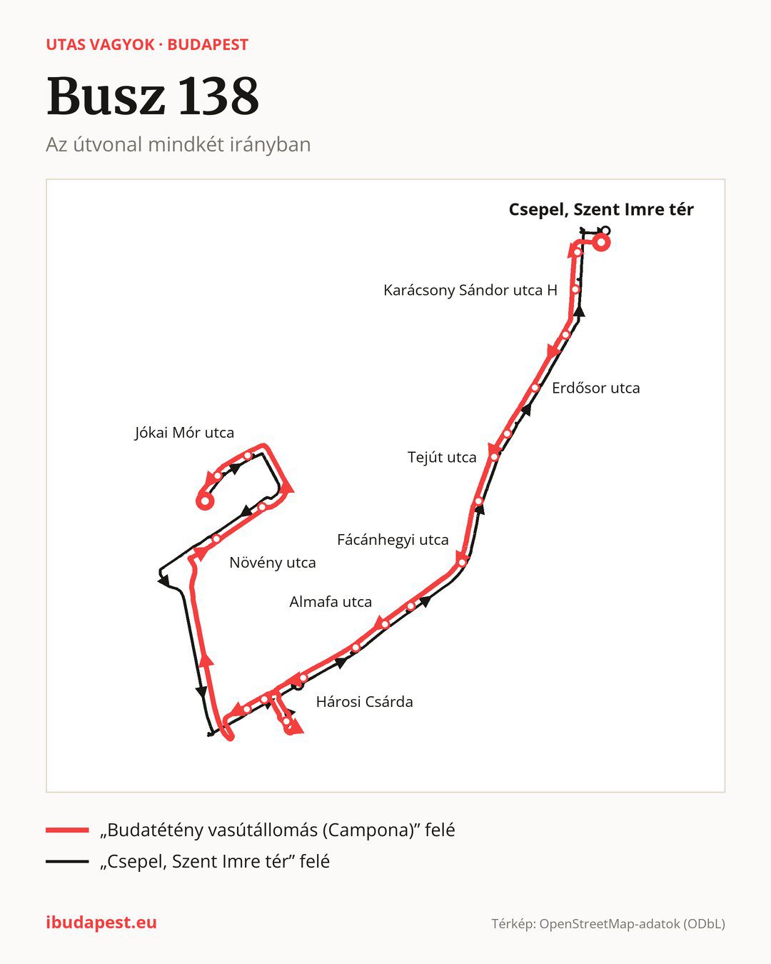 A 138 jelzésű busz Budapesten
