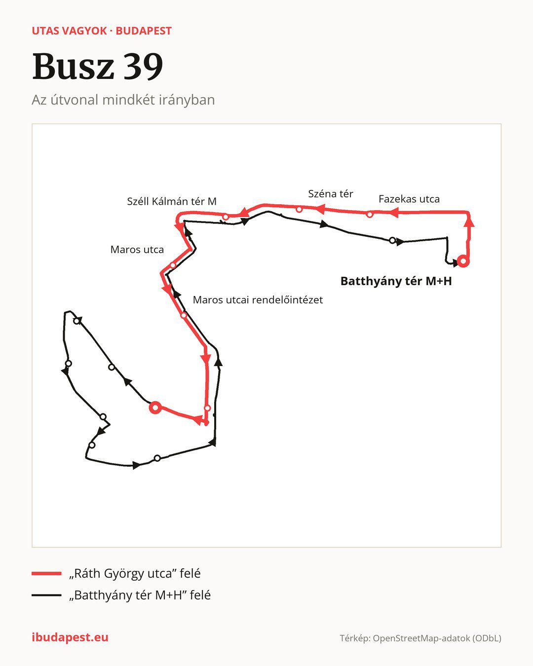 A 39 jelzésű busz Budapesten