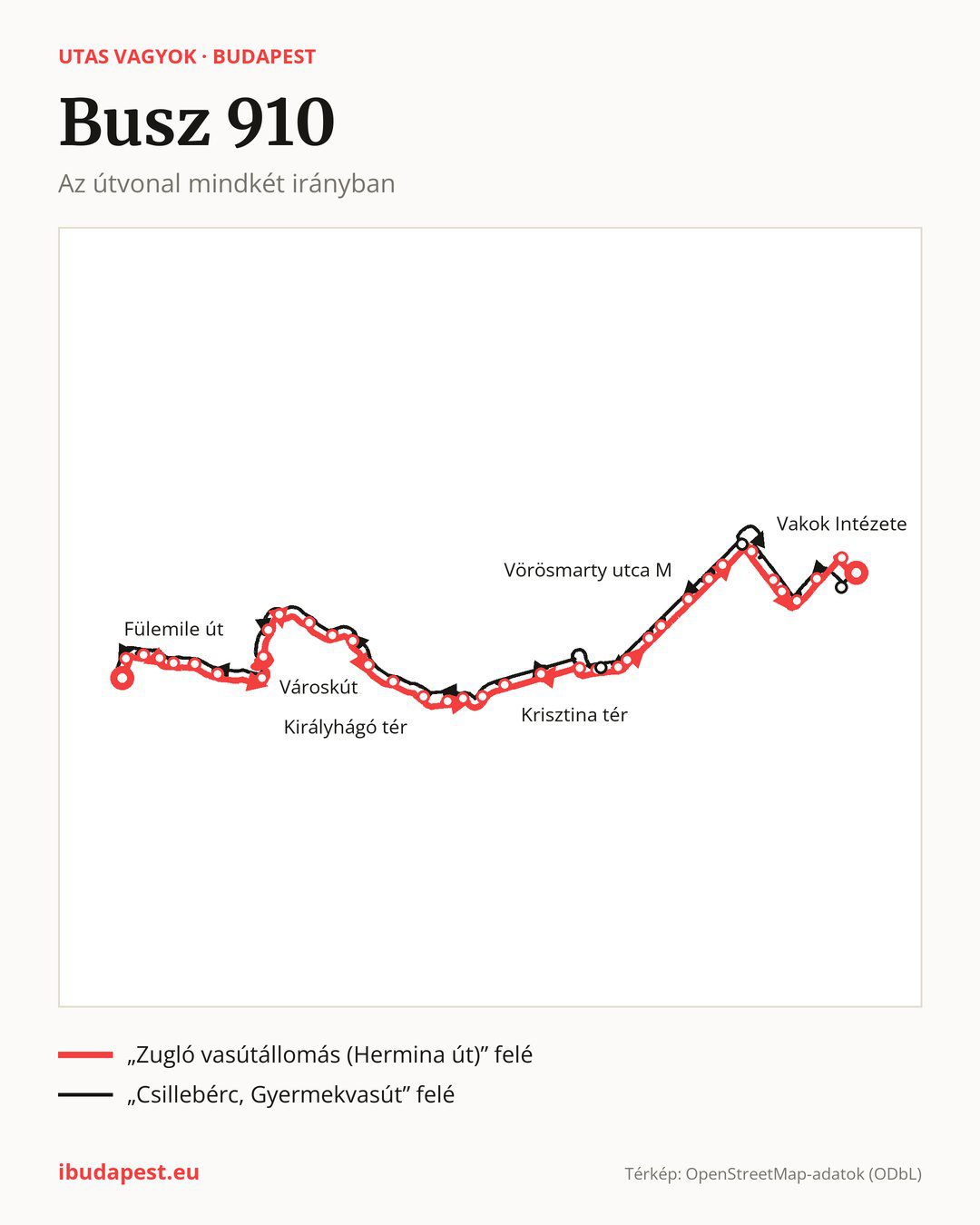 A 910 jelzésű éjszakai busz Budapesten