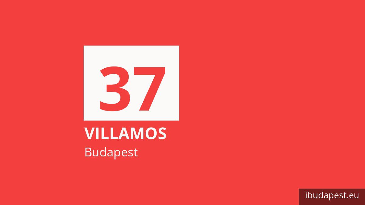 A 37 jelzésű villamos Budapesten