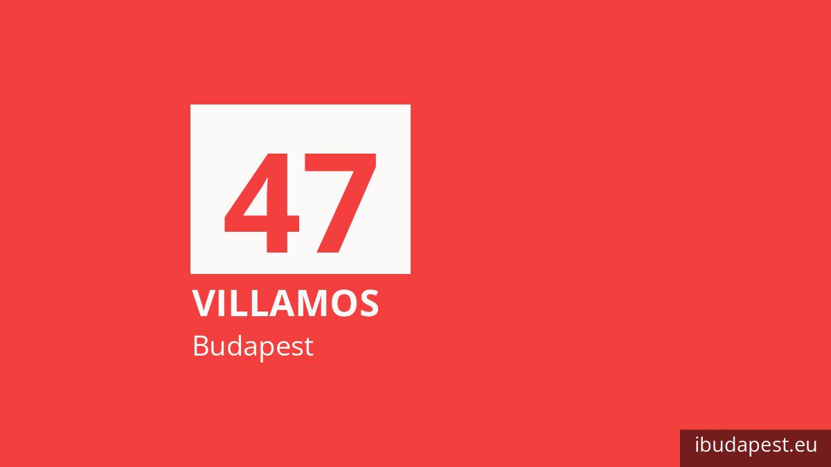 A 47 jelzésű villamos Budapesten