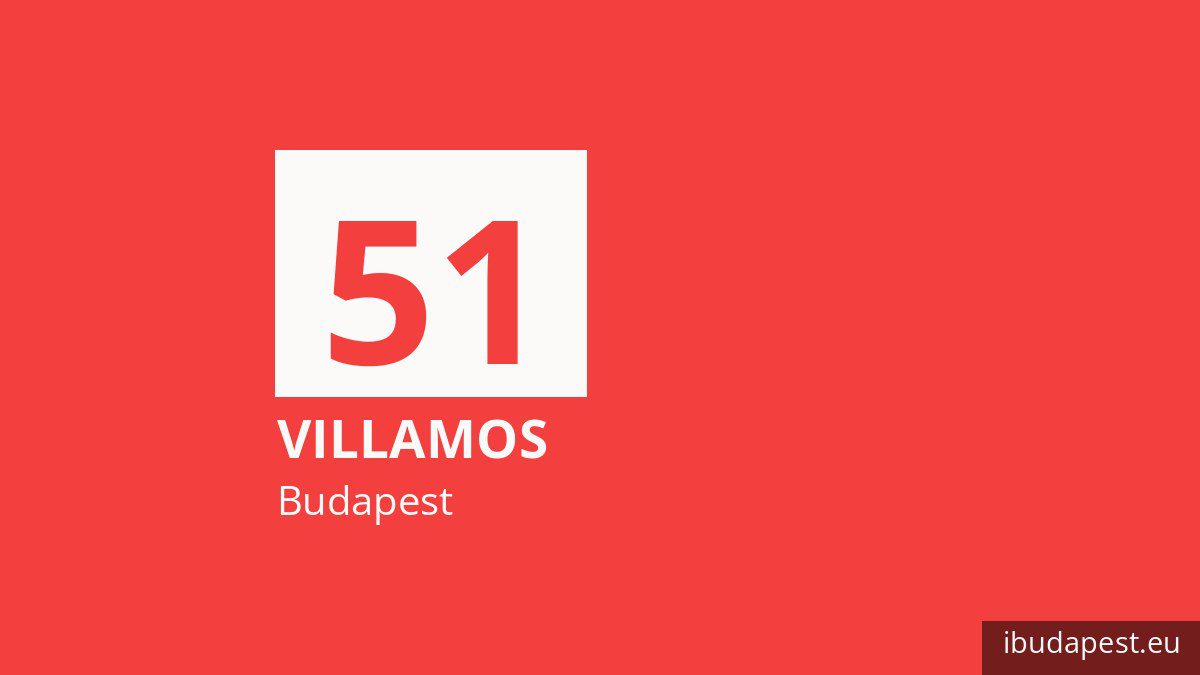 Az 51 jelzésű villamos Budapesten