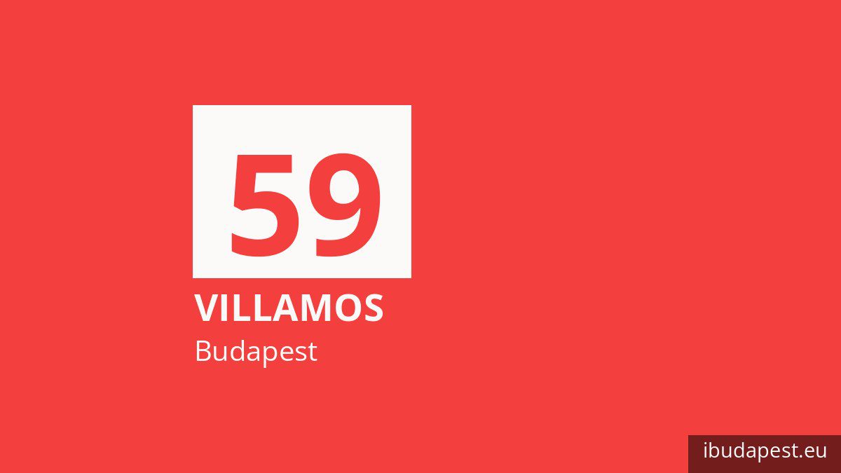 Az 59 jelzésű villamos Budapesten