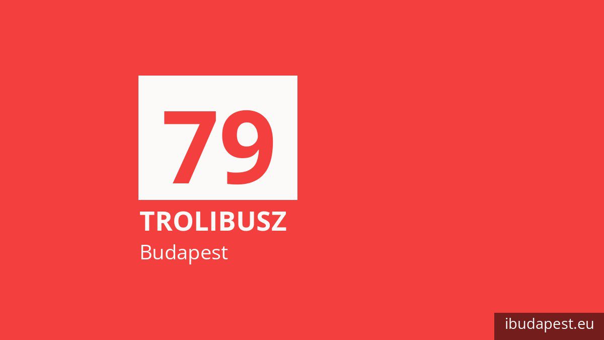A 79 jelzésű trolibusz Budapesten
